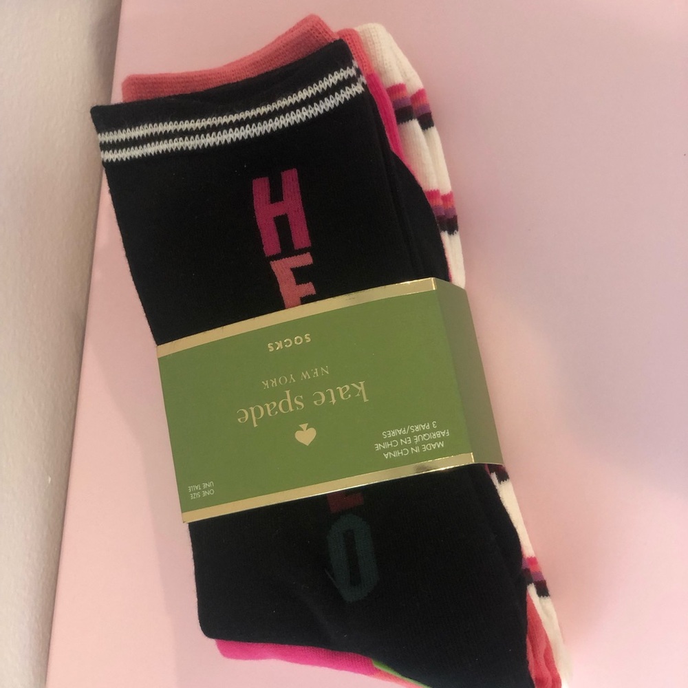 NWT Kate Spade Women’s socks (3 pk)